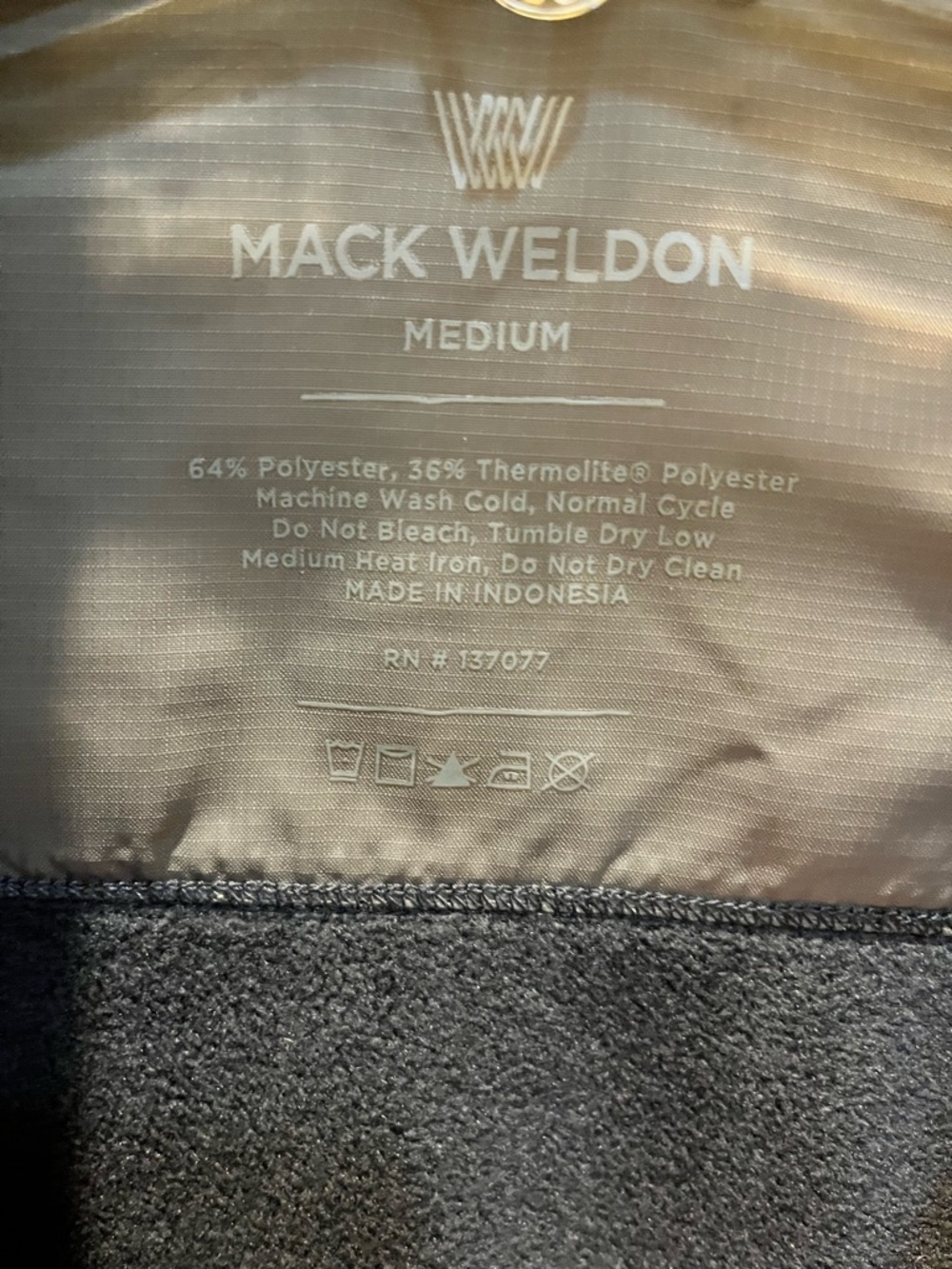 Mack Weldon Medium Jacket - Navy